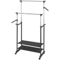 Wenko 4008838759707, Dresstativ, Metall, Plast, Sort, Grå, 900 mm, 430 mm, 1690 mm