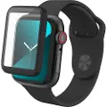 Zagg InvisibleShield GlassFusion - Skjermbeskyttelse for smart armbåndsur - glass - rammefarge svart - for Apple Watch Hermès Series 9, SE 3, Series 10, Series 11, Series 9, Ultra 2, Ultra 3