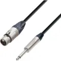 Adam hall 5 STAR Neutrik XLR (F) to Unbalanced TS 1/4" Jack Cable 3m