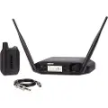 Shure Glxd14+e-z4 Digitalt Trådløst System Med Dobbeltbånd Beltepakkesender Og Wa302 Gitarledning