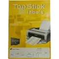 Topstick Etiketter TopStick 70x37 mm hvid - (100 ark x 24 stk.)