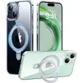 Torras telefonveske UPRO Ostand Clear for iPhone 15 (gjennomsiktig)