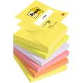 Post-It Notes POST-IT Z-block 76x76mm rainbow (6)