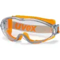 Uvex Vernebriller Uvex Ultrasonic, klar panoramalinse, supravision excellence-belegg, gummibånd, oransje. Pakket i en detaljist pappeske 1 stk