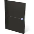 Oxford Office Smart Black - Notisbok - eskebundet - A4 - 96 ark / 192 sider - hvitt papir - linjert - svart perm - kartong