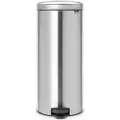 Brabantia newIcon - Søppelbøtte - flipp-lokk - 30 L - fotpedal - mattstål