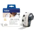 Brother DK-11218 - Svart på hvitt - Rull (2,4 cm) 1000 stk (1 rull(er) x 1000) merkelapper - for Brother QL-1050, QL-1060, QL-500, QL-550, QL-560, QL-570, QL-580, QL-650, QL-700, QL-720