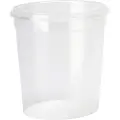 Usorteret Plastbøtte + låg handy-lock PP 1025ml 180sæt/kar Ø118mm