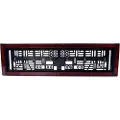 WAS W253 Nummerpladeholder (B x H x T) 584 x 163 x 32 mm