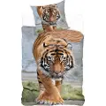Licens Tiger Sengetøj 140 x 200, 100 procent bomuld