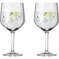 Ritzenhoff RitzenhoffGin & Tonicglass på fot Sternschliff 2-pkTransparentDrinkglass & shotglassFra Homeroom