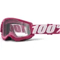 100% 100 % beskyttelsesbriller 100 % STRATA 2 FLETCHER (klar anti-tåkelinse, LT 88 %-92 %) (NY)
