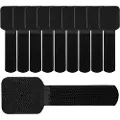Intos LTC WALL STRAPS - Kabelholder - overflatemonterbar, veggmonterbar - 9 cm - svart (en pakke 10)