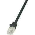 Logilink EconLine - Koblingskabel - RJ-45 (hann) til RJ-45 (hann) - 1 m - UTP - CAT 6 - svart