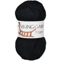 Viking Garn Raggen 150 g Sort 703