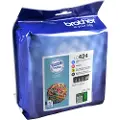 Brother 4-Pack (Black Yellow Cyan Magenta) original - ink cartridge - Blekkpatron