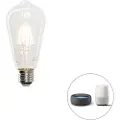 LUEDD Smart E27 LED-pære ST64 4,5W 470lm 1800-4000K