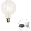 LUEDD Smart E27 LED-pære G95 4,5W 470lm 1800-4000K