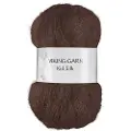 Viking Garn Kid/Silk Garn 25 g Mørk Brun 308