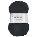 Viking Garn Kid/Silk Garn 25 g Svart 303