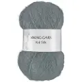 Viking Garn Kid/Silk Garn 25 g Grå 313