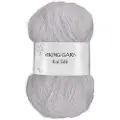 Viking Garn Kid/Silk Garn 25 g Lys grå 311