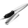 Pelikan 947101, Sølv, Innebygd påfyllingssystem, Rund spiss, Rustfritt stål, Medium, Boks
