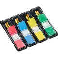 Post-It Flags, Primary Colors, 1/2 in Wide, 35/Dispenser, 4 Dispensers/Pack, Blå, Grønn, Rød, Gult, 35 Red, 35 Blue, 35 Yellow, 35 Green, 12 mm, 12,7 mm, 35 ark