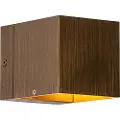 QAZQA Moderne vegglampe mørk bronse - Transfer