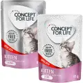 Concept for Life Økonomipakke Concept for Life kornfri 24 x 85 g - Kitten okse - i gelé