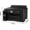 Epson EcoTank ET-16150 - Skriver - farge - Dupleks - ink-jet - A3 - 4800 x 1200 dpi - opp til 25 spm (mono) / inntil 25 spm (farge) - kapasitet: 550 ark - USB, LAN, Wi-Fi - svart