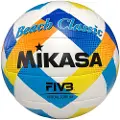 MIKASA Beachvolleyball Mikasa Beach Classic hvit-blå-gul BV543C-VXA-Y 5