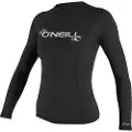 O'Neill Basic Skins Crew Rashguard Med Lange Ermer Til Dame