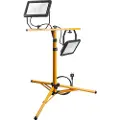 Goobay LED konstruksjonsspotlight med teleskopstativ, 2 x 50 W