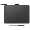 Wacom One by Wacom - Digitaliserer - pennenettbrettsmedium, detaljhandel - høyre- og venstrehåndet - 21.6 x 13.5 cm - elektromagnetisk - trådløs, kablet - USB-C, Bluetooth 5.1