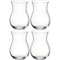 Leonardo Casolare, Turnip-formet vase, Glass, Gjennomsiktig, Bord, Innendørs, Casolare