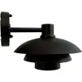 Dyberg Larsen Dyberg LarsenVegglampe Morph D24 utendørsSvartFasadebelysningFra Homeroom
