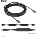 Club 3D CAC-1535 - USB-kabel - 24 pin USB-C (hann) til 24 pin USB-C (hann) - USB 3.2 Gen 2 / DisplayPort 1.4 - 20 V - 3 A - 5 m - aktiv, USB Power Delivery (3A, 60W), 8K-støtte, toretnings