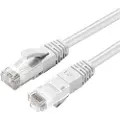 Microconnect - Koblingskabel - RJ-45 (hann) til RJ-45 (hann) - 3 m - 5 mm - UTP - CAT 6a - halogenfri, innendørs, formstøpt, rund, uten hindringer - hvit