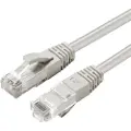 Microconnect - Koblingskabel - RJ-45 (hann) til RJ-45 (hann) - 5 m - 5 mm - UTP - CAT 6a - halogenfri, innendørs, formstøpt, rund, uten hindringer - grå
