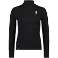 Mons Royale Merino Cascade Flex Mock Neck Teknisk skjorte svart
