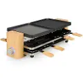 Princess Raclette Pure 8 Bamboo, 1300 W, 230 V, 50 - 60 Hz, 8 stk (162918)