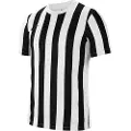 Nike Dri Fit Division 4 Striped Kortarmet T-skjorte