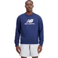 New Balance Essentials Stacked Logo French Terry Collegegenser