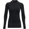 Under Armour Coldgear Authentics Mockneck Langarmet T-skjorte