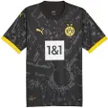 Puma Bvb Borussia Dortmund Replica 23/24 Borte Kortarmet T-skjorte