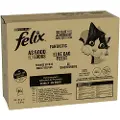 Felix Megapack Latz "As good as it looks" poser 80 x 85 g - Fiskemiks 2 (Rødspette, Laks, Tunfisk, Torsk)