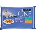 Purina One Junior 4 x 85 g - Sensitiv kylling og tunfisk 4 x 85 g