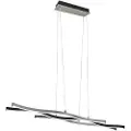 TRIO Design hanglamp zwart met zilver incl. LED dimbaar - Blaze