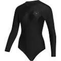 Mystic Jayde Swimsuit Dame Langermet Rashguard Med Halv Glidelås